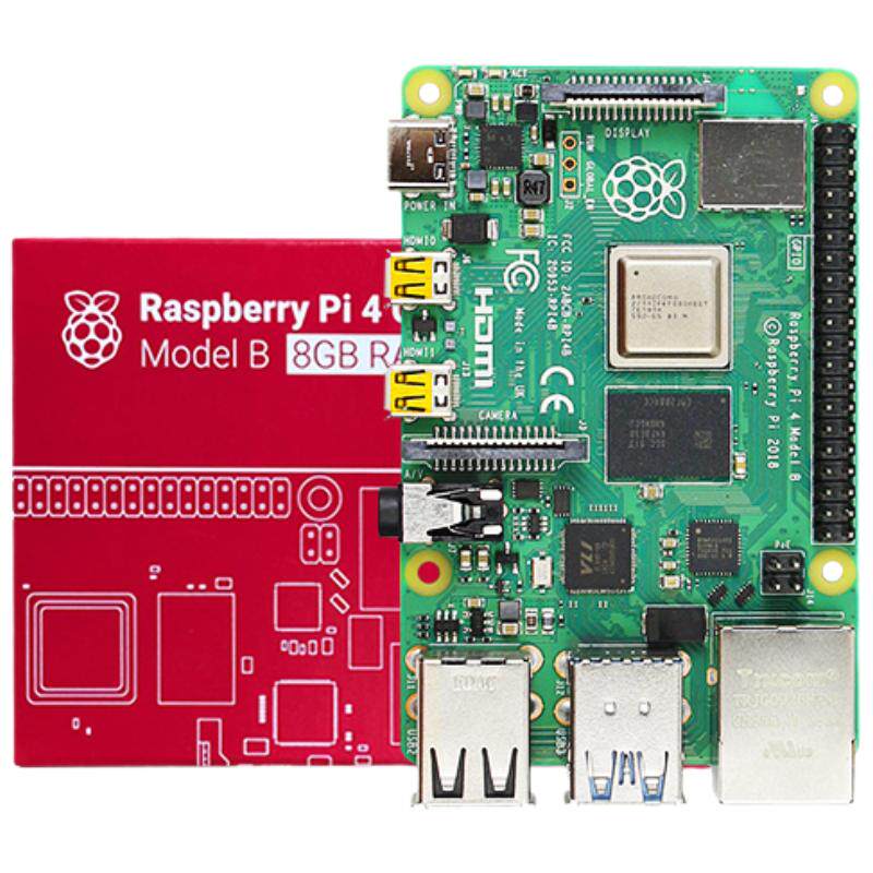 Raspberry Pi树莓派4b开发板4代8GB电脑python套件3B+主板linux