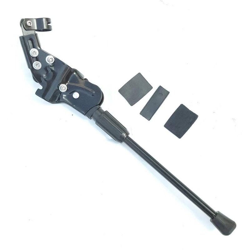 山地车单支撑26寸铁五停车撑单撑脚5侧单车支可调孔孔架自行车