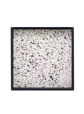 木收纳轻奢桌面马毛托盘摆件