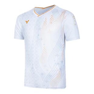 胜利VICTOR威克多羽毛球服雅思短袖中国大学生羽毛球队运动短裤