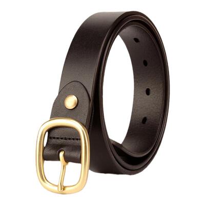 ConciseKite女头层牛皮百搭牛仔