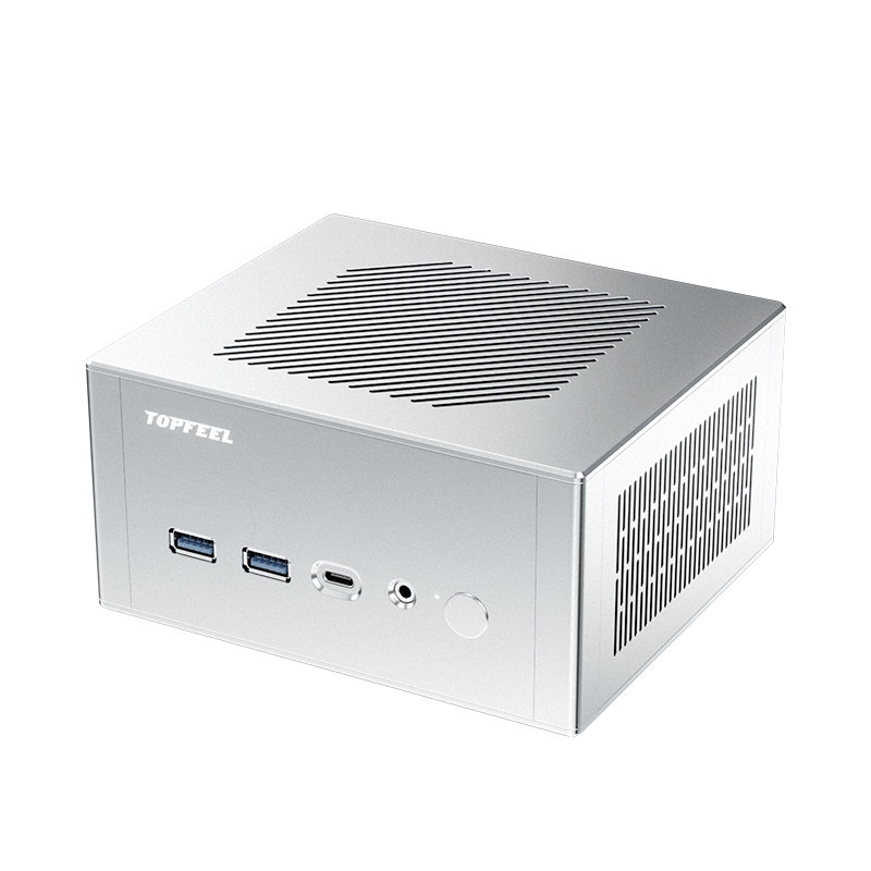 极夜/TOPFEEL【DeskOne T2】全铝迷你主机电脑mini小型微型PC安静便携办公台式计算机高性能H255/H