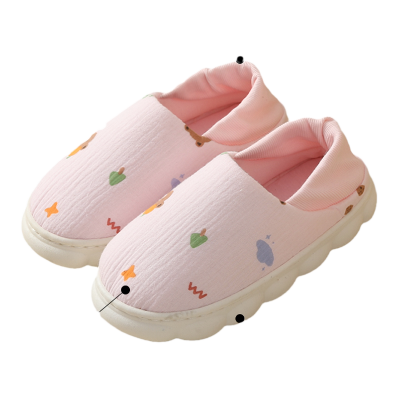 遇花浓月子鞋孕妇鞋防滑软底