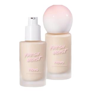 NOVO粉底液油皮控油遮瑕保湿防水自然持久水润服帖不卡粉女学生党