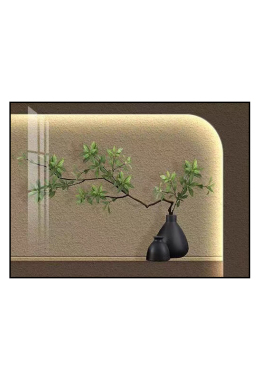 侘寂风电表箱遮挡装饰画
