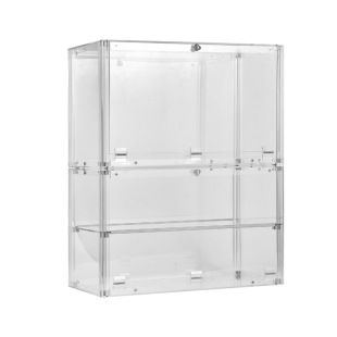 透明亚克力展示柜车模乐高货架高清展示盒玩具防尘积木收纳透明