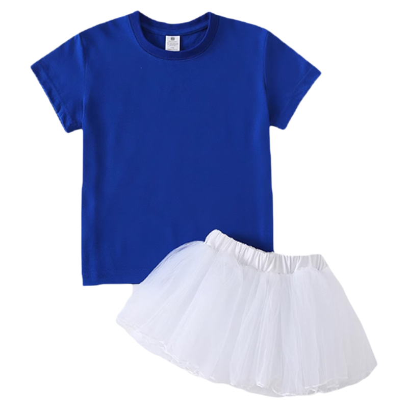 儿童演出服小孩糖果彩色短袖蓬蓬纱裙还能孩子多久女童舞蹈表演服