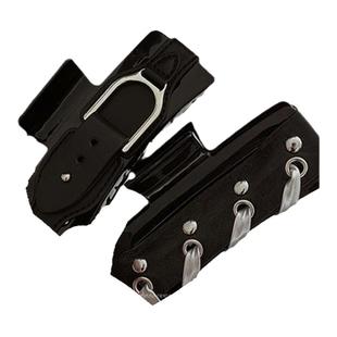 NINE九丨个性甜酷皮带扣PU抓夹女大号鲨鱼夹发量多方形发抓朋克