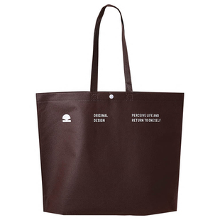 加厚按扣无纺布手提袋定制logo袋子大容量环保女装店服装店手拎袋