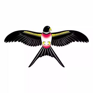 钓鱼竿小风筝微风易飞儿童小号手持2026新款动态专用迷你卡通燕子