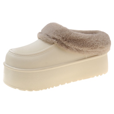 时尚厚底增高防水包跟棉鞋