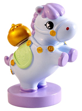 马上转运盲盒桌面工位装饰摆件