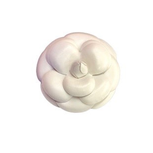 大10cm优质真皮山茶花小香花包挂件皮花包花头夹双用胸针扣饰品花