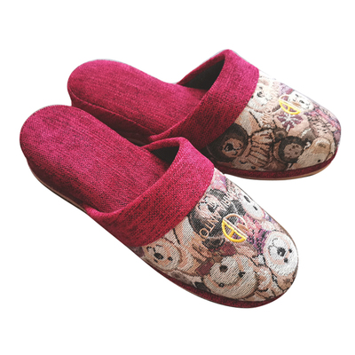 日单秋冬简约男款家居包头拖鞋