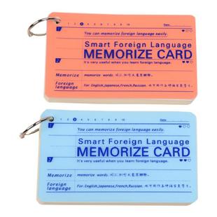 2本装单词本初高中单词记忆本日韩语单词英语记单词本子环扣式便携随身背日语活页加厚笔记本随身记录本