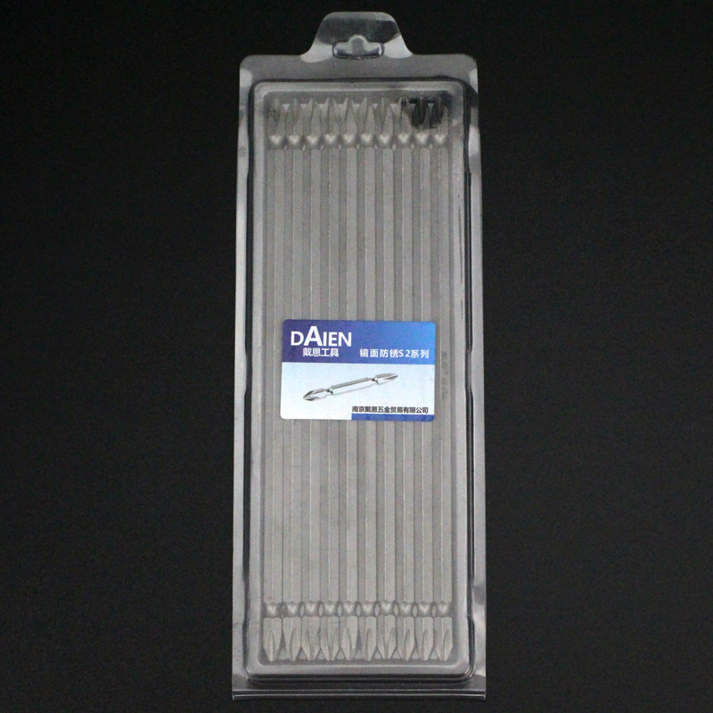 双头加长十字批头S2手电钻磁性电动风批螺丝刀起子头PH2套装200mm