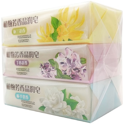 上海扇牌植物芳香晶润洗衣皂3块