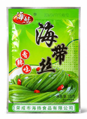 香辣海带丝开袋即食零食爽口开胃下饭菜休闲速食菜山东咸菜榨菜丝