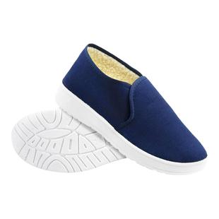 静电鞋加绒加厚软底保暖PU无尘鞋电子厂防静电棉鞋男冬季洁净鞋女