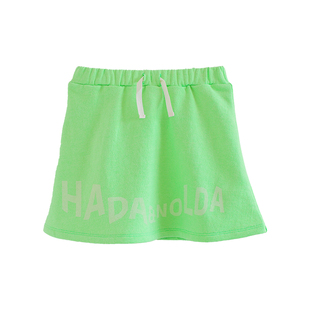 ILOVEJ童装洋气全棉半身裙儿童春装女童裙子卫衣蓝色短裙/JVSSK83