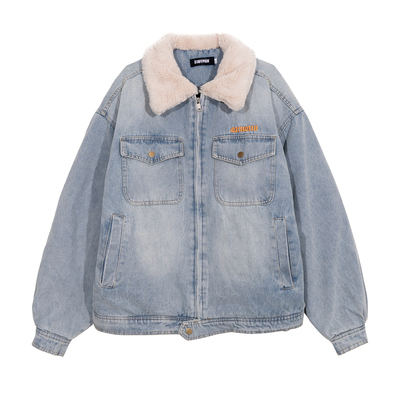 Holocene羊羔毛牛仔棉服