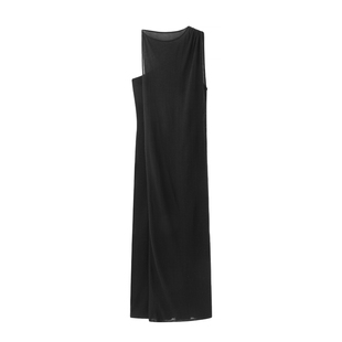 VIKTORIACHAN26SS春夏成衣系列新品 斜肩层次造型针织修身连衣裙