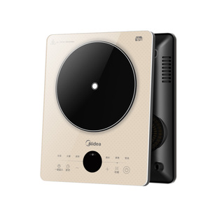 美的铂钻电磁炉大火力爆炒家用炒菜火锅专用一体式电池炉官方正品