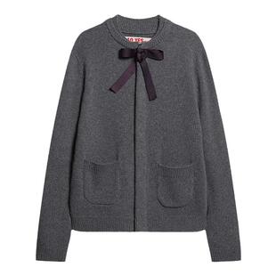 【SALE】【AO YES】蕾虎设计感蝴蝶结针织开衫装新中式上衣女秋冬