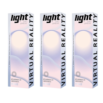 海昌追光美瞳日抛30片彩色隐形近视眼镜大小直径女官网旗舰店正品