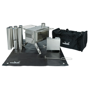 【自营】WINNERWELL户外露营柴火炉野营炉取暖炉烹饪炉套装烤箱