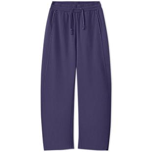 斯凯奇弯刀裤女款2026年春季香蕉长裤宽松垂感时尚柔软休闲运动裤