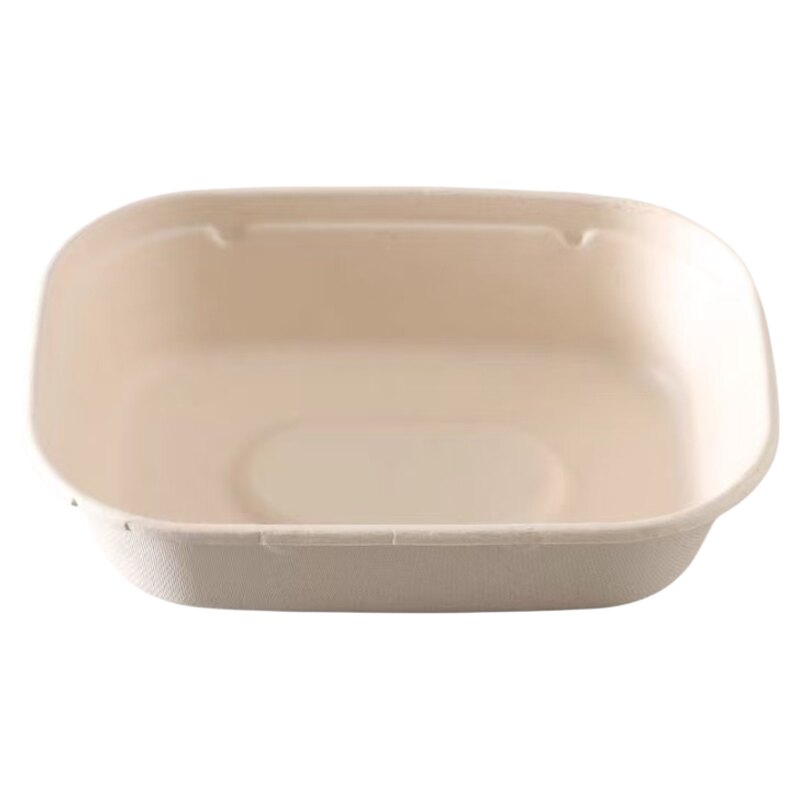 一次性纸浆餐盒外卖打包盒轻食盒