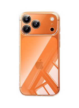 【进口冰晶不发黄】笛曼适用苹果17promax手机壳新款iPhone16Pro透明保护套15Plus高级感14镜头防摔13外壳