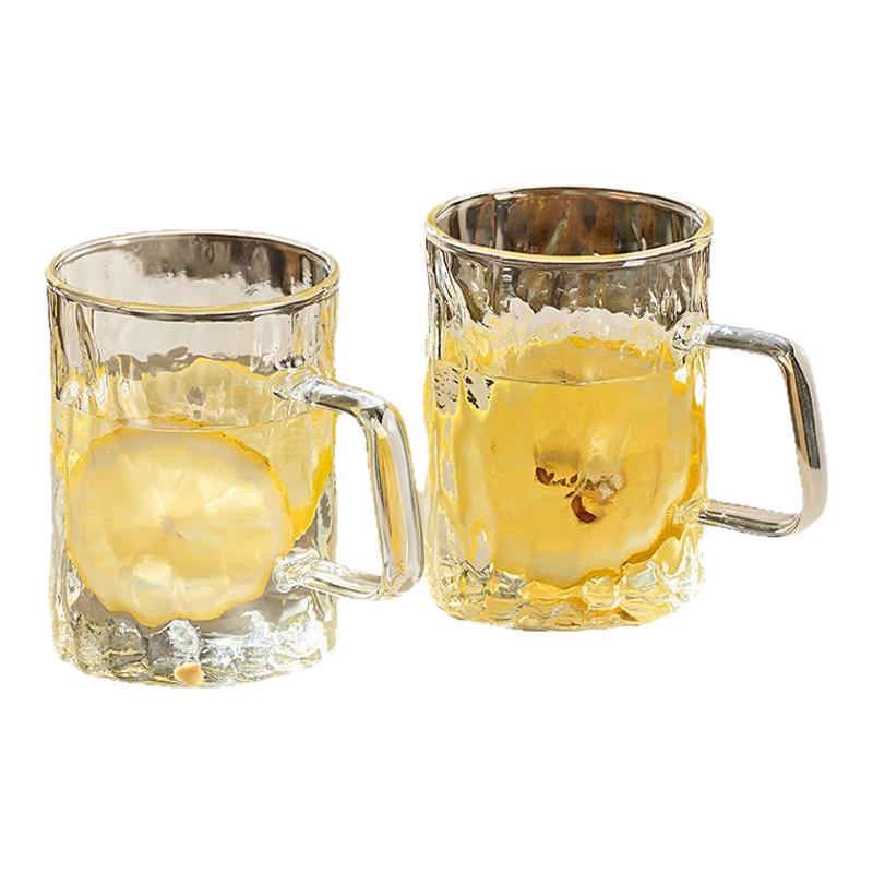 捷安玺茶杯耐高温高硼硅玻璃杯套装女生高颜值水具大容量泡茶杯子