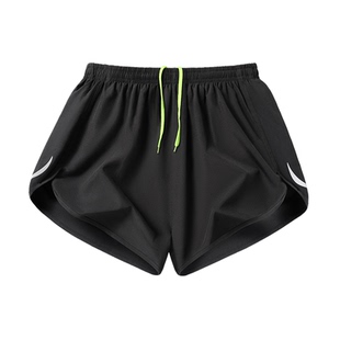 跑步短裤男款田径训练三分裤马拉松专用体育运动短跑内衬速干裤子