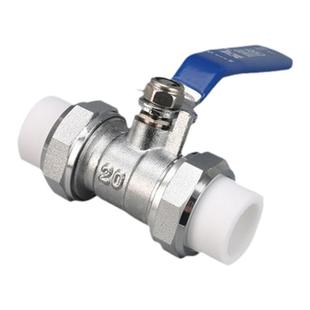 瑞格阀门黄铜加厚PPR双头活接球阀 PPR热熔管快开水阀门20 25 32