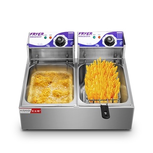 艾士奇单缸油炸锅商用电炸炉大容量油条机炸串炸薯条薯塔机油炸机