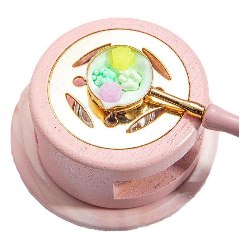 猫爪火漆印章蜡粒儿童女孩复古火星腊粒套装全套便宜火漆电熔炉工具火气昂章头婚礼信封请柬封口蜡批发混色