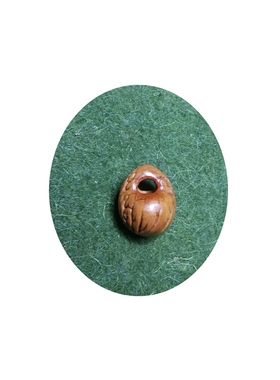 手工编织野生桃核本命年红色手绳