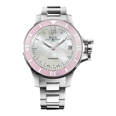 碳氢系列粉红佳人天文台女表