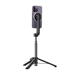 色刻CX A磁吸自拍杆2025新款迷你旅游便携手机通用支架360度旋转自拍神器拍照防抖蘋果专用Magsafe落地三脚架