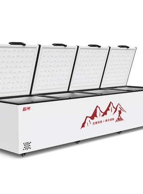 冰箱冷藏保鲜柜商用冷冻冰柜展示柜卧式家用鲜花水果蔬菜茶叶柜