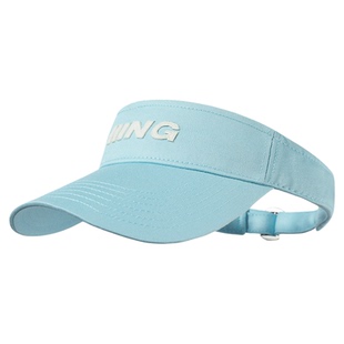 IIING帽控 天蓝色夏天空顶鸭舌帽子遮阳帽女防晒透气显脸小网球帽