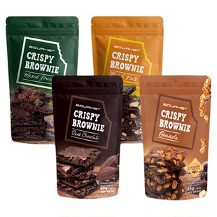 papi酱推荐柏克布朗尼巧克力脆片bourkes泰国进口网红爆款零食45g