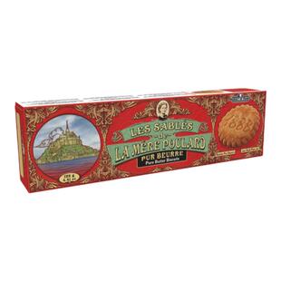 普拉妈妈传统法式黄油薄酥饼干下午茶点心法国进口原味黄油味125g