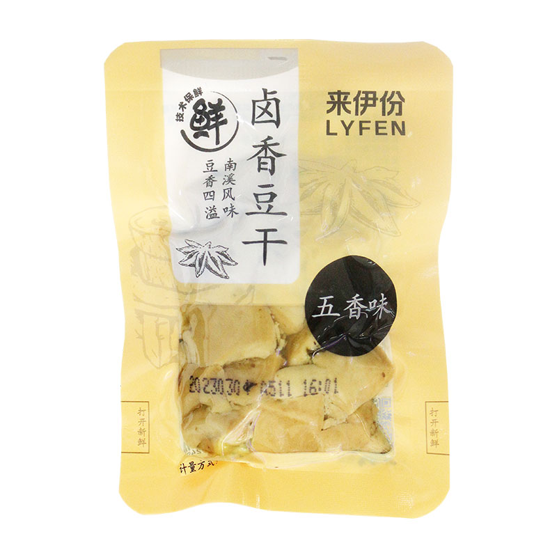 来伊份卤香豆腐干500g五香麻辣
