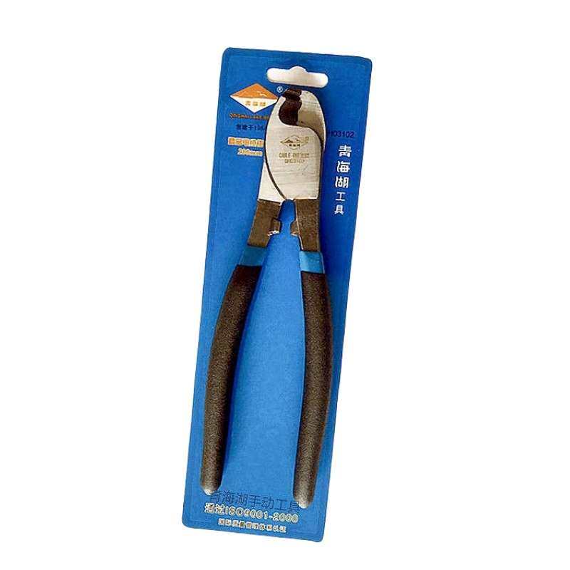 青海湖工具精品轻型电缆剪断线钳剥线钳线缆剪手动电工钳6/8/10寸