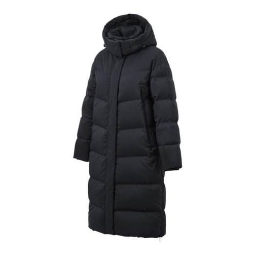 Lining/李宁正品健身系列女子运动休闲长款保暖连帽羽绒服AYMT100