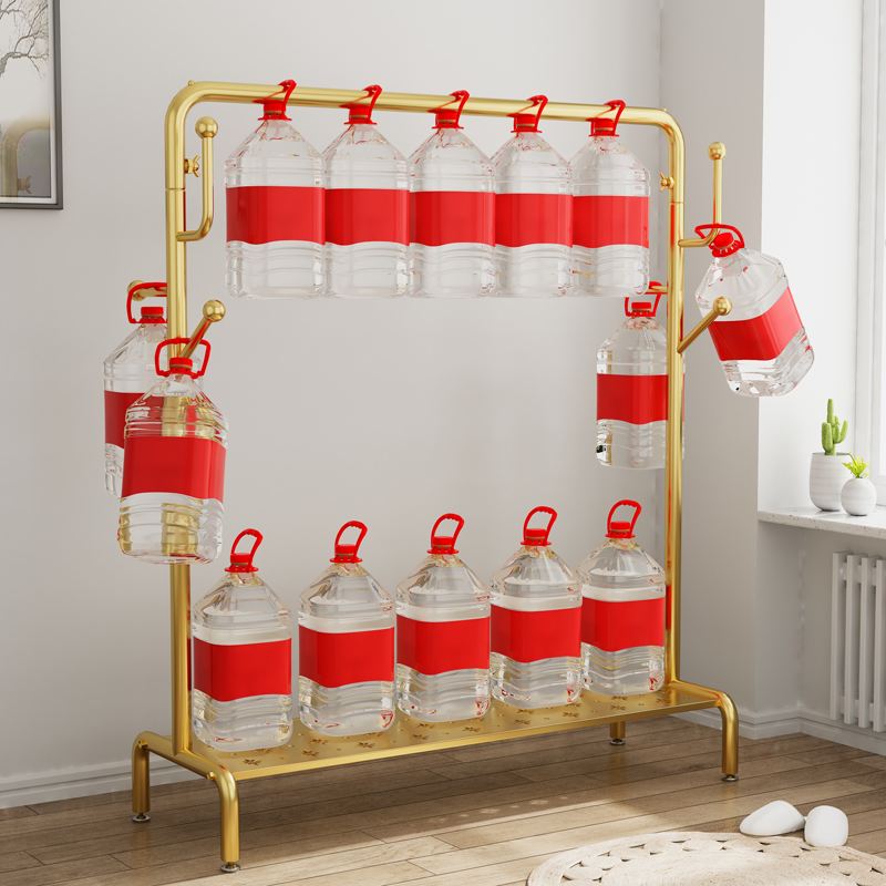 挂衣架落地卧室折叠单杆挂衣架室内轻奢晾衣架子简易单杆式衣之满