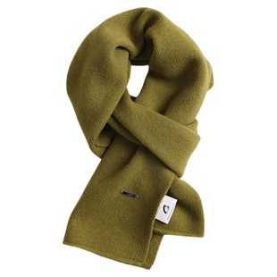 Lagur回馈之作~康赛妮皇家羊绒纯色针织围巾冬季新款高档围脖送礼